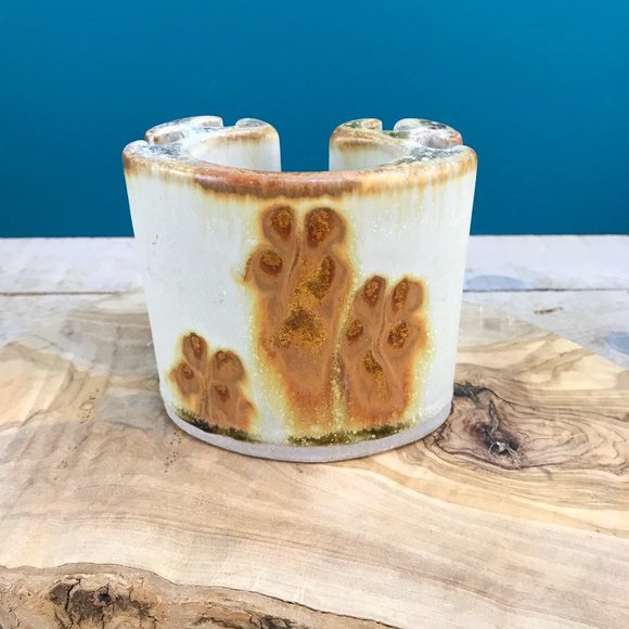 Artisan Bath Studio Pottery Stoneware Toothbrush Holder 4 Brush